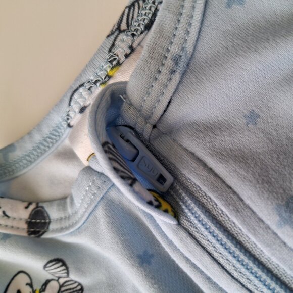 Set of 2 long-sleeved, foot-covered baby pyjamas, Peanuts License - Picture 7 of 15